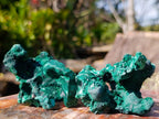 Natural Silky Malachite Specimens x 12 From Kasompe, Congo - Toprock Gemstones and Minerals 