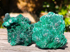 Natural Silky Malachite Specimens x 12 From Kasompe, Congo - Toprock Gemstones and Minerals 