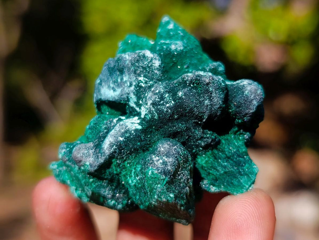 Natural Silky Malachite Specimens x 12 From Kasompe, Congo - Toprock Gemstones and Minerals 