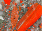 Polished XL Bloodstone Display Crystal Point x 1 From Swaziland - Toprock Gemstones and Minerals 