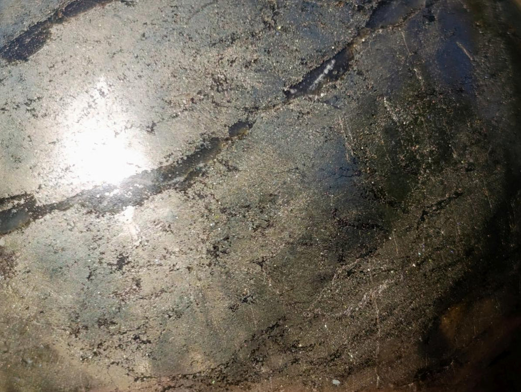 Polished Large Basalt Pharaoh Stone Sphere x 1 From Iron Duke Mine, Zimbabwe - Toprock Gemstones and Minerals 