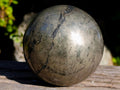Polished Large Basalt Pharaoh Stone Sphere x 1 From Iron Duke Mine, Zimbabwe - Toprock Gemstones and Minerals 
