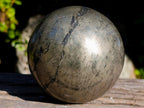 Polished Large Basalt Pharaoh Stone Sphere x 1 From Iron Duke Mine, Zimbabwe - Toprock Gemstones and Minerals 