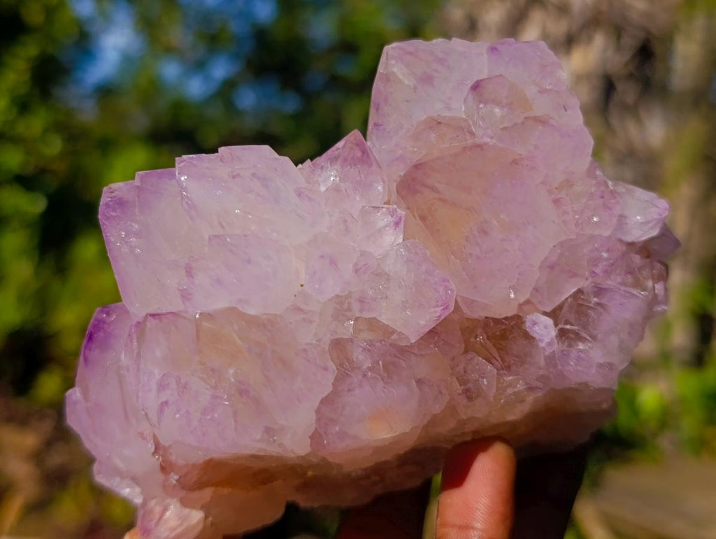 Natural Spirit Amethyst Clusters x 2 From Boekenhouthoek, South Africa - Toprock Gemstones and Minerals 