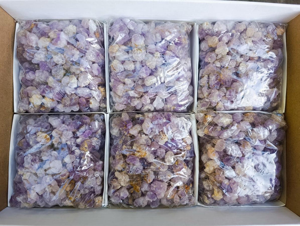 Natural Mini Lilac Amethyst Crystals x 6 kg Lot From Ambatondrazaka, Madagascar - Toprock Gemstones and Minerals 