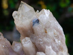 Natural Cascading White Phantom Smokey Luena Quartz Cluster x 1 From Luena, Congo - Toprock Gemstones and Minerals 