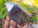 Polished Bastite Dragonsblood Stone Display Crystal Points x 6 From Tshipise, South Africa - Toprock Gemstones and Minerals 