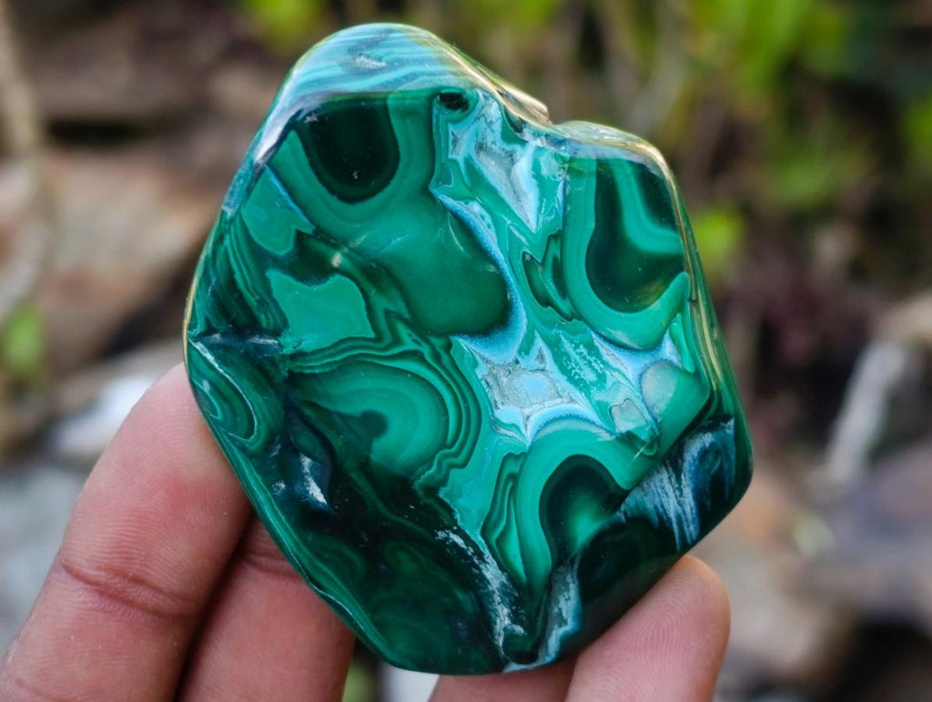 Polished Malacolla Free Forms x 12 From Kulukuluku, Congo - Toprock Gemstones and Minerals 