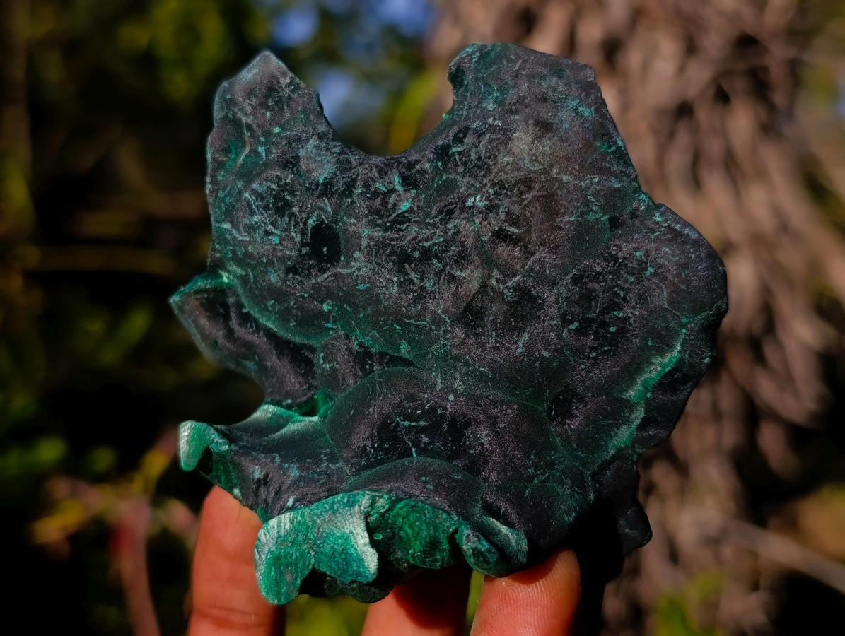 Natural Silky Malachite Specimens x 6 From Kasompe, Congo - Toprock Gemstones and Minerals 