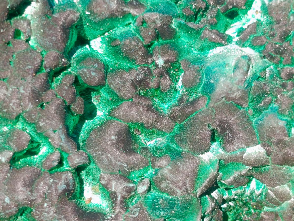 Natural Silky Malachite Specimens x 6 From Kasompe, Congo - Toprock Gemstones and Minerals 
