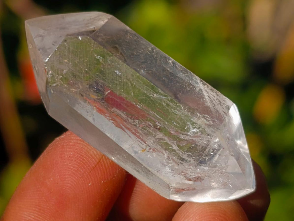 Polished Double Terminated Clear Quartz Pendant Crystals x 35 From Madagascar - Toprock Gemstones and Minerals 
