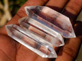 Polished Double Terminated Clear Quartz Pendant Crystals x 35 From Madagascar - Toprock Gemstones and Minerals 