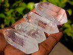 Polished Double Terminated Clear Quartz Pendant Crystals x 35 From Madagascar - Toprock Gemstones and Minerals 