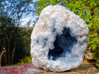 Natural Large Blue Celestite Geode Specimen x 1 From Sakoany, Madagascar - Toprock Gemstones and Minerals 