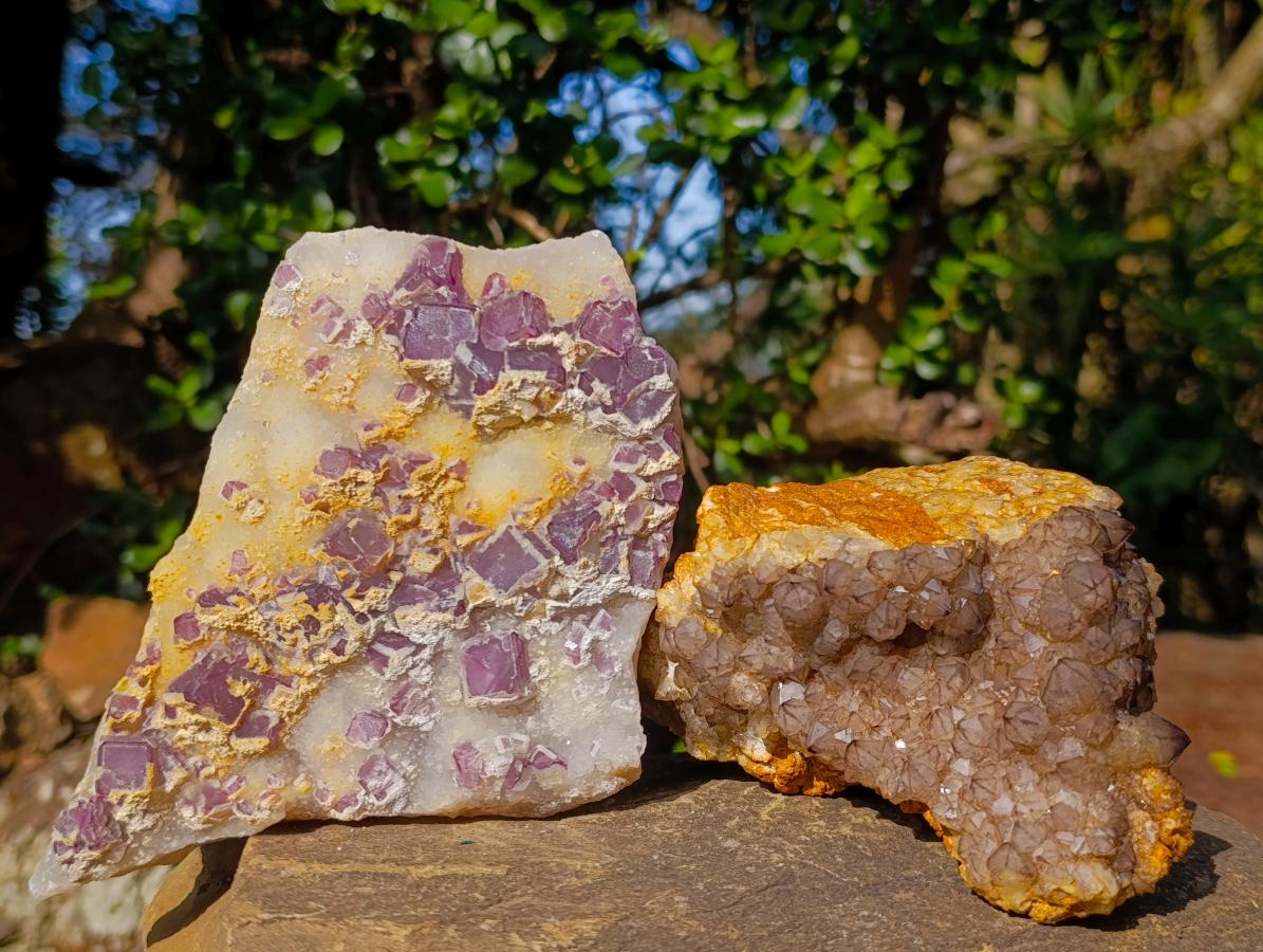Natural Multi Mineral Specimens x 6 From Southern Africa - Toprock Gemstones and Minerals 