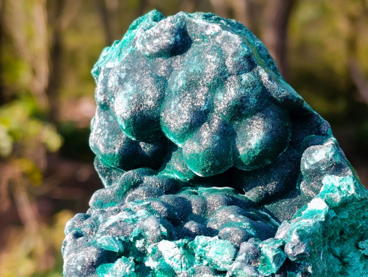 Natural Cabinet Silky Malachite Specimens x 2 From Kasompe, Congo - Toprock Gemstones and Minerals 