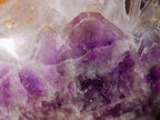 Polished Purple Chevron Amethyst Standing Display Pieces x 3 From Madagascar - Toprock Gemstones and Minerals 
