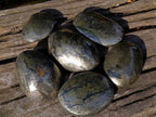 Polished Basalt Pharaoh Stone Galets x 6 From Iron Duke Mine, Zimbabwe - Toprock Gemstones and Minerals 
