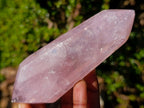 Polished Double Terminated Gemmy Rose Quartz Crystals x 4 From Madagascar - Toprock Gemstones and Minerals 