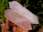 Polished Double Terminated Gemmy Rose Quartz Crystals x 4 From Madagascar - Toprock Gemstones and Minerals 