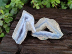 Polished On One Side Blue Lace Agate Geodes x 19 From Nsanje, Malawi - Toprock Gemstones and Minerals 