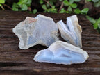 Polished On One Side Blue Lace Agate Geodes x 19 From Nsanje, Malawi - Toprock Gemstones and Minerals 