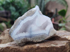 Polished On One Side Blue Lace Agate Geodes x 19 From Nsanje, Malawi - Toprock Gemstones and Minerals 
