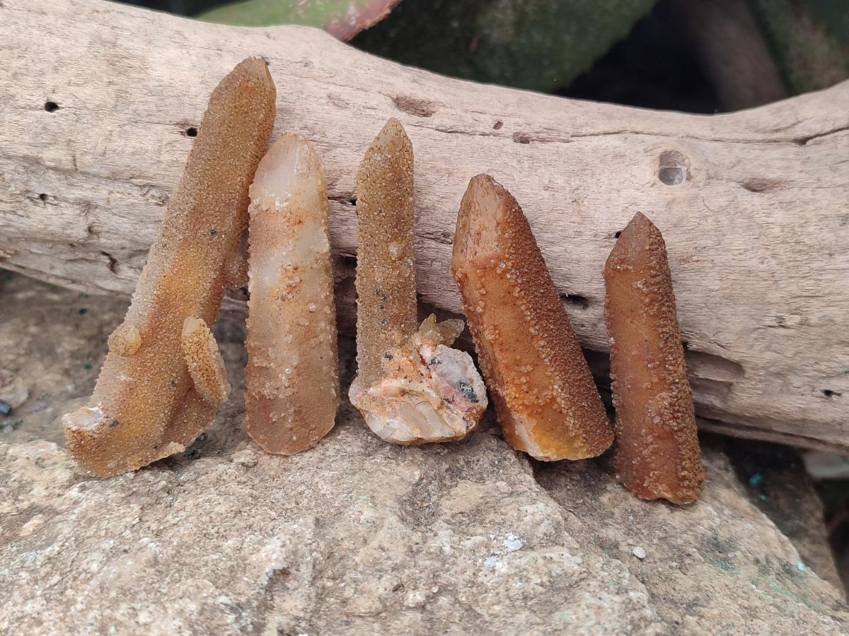Natural Golden Limonite Spirit Quartz Crystals x 71 From Boekenhouthoek, South Africa - Toprock Gemstones and Minerals 