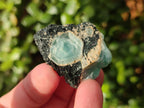 Natural Rare Aquamarine in Black Tourmaline Specimens x 70 From Karibib, Namibia - Toprock Gemstones and Minerals 