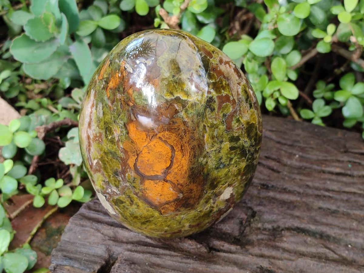 Polished Large Green Opal Standing Display Piece x 1 From Betroka, Madagascar - Toprock Gemstones and Minerals 
