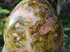 Polished Large Green Opal Standing Display Piece x 1 From Betroka, Madagascar - Toprock Gemstones and Minerals 
