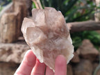 Natural Cascading White Phantom Smokey Luena Quartz Clusters x 6 From Luena, Congo - Toprock Gemstones and Minerals 