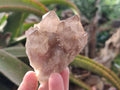 Natural Cascading White Phantom Smokey Luena Quartz Clusters x 6 From Luena, Congo - Toprock Gemstones and Minerals 