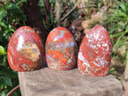 Polished Red Jasper Standing Display Pieces x 4 From Madagascar - Toprock Gemstones and Minerals 