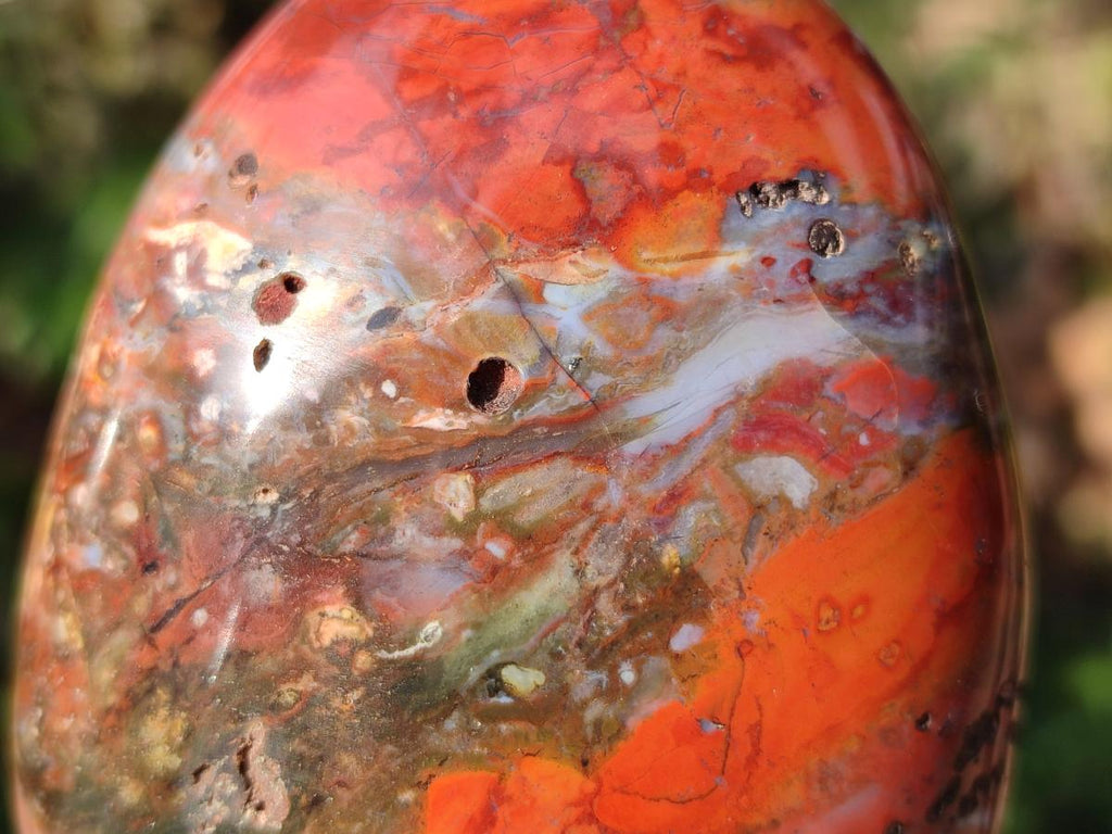 Polished Red Jasper Standing Display Pieces x 4 From Madagascar - Toprock Gemstones and Minerals 