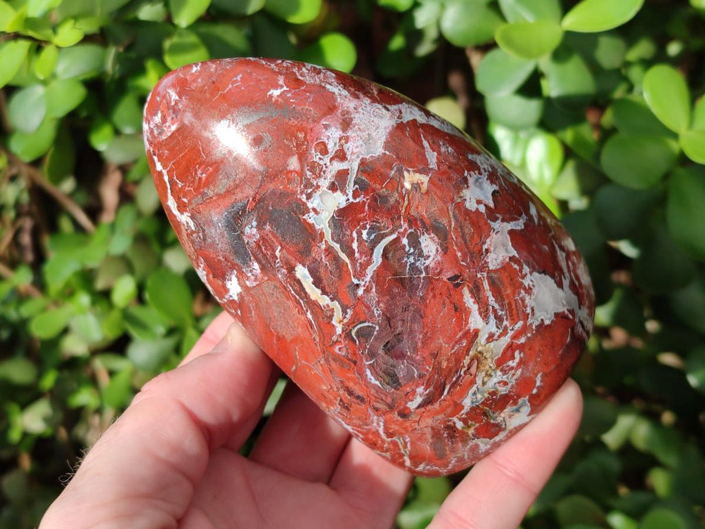 Polished Red Jasper Standing Display Pieces x 4 From Madagascar - Toprock Gemstones and Minerals 