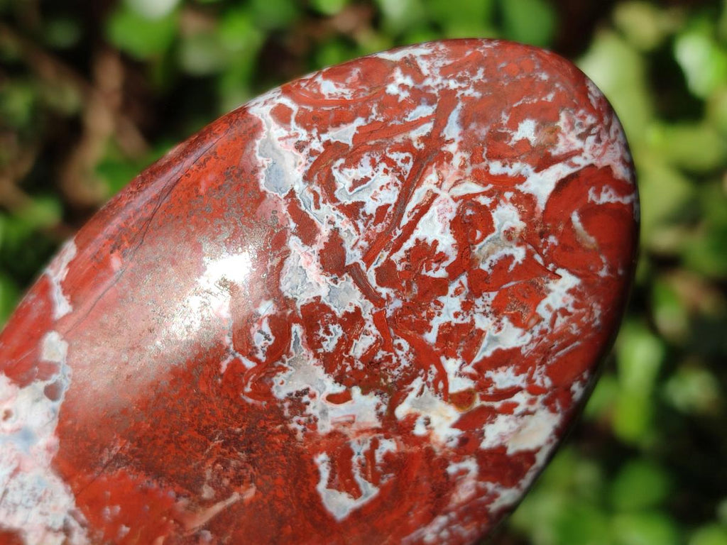 Polished Red Jasper Standing Display Pieces x 4 From Madagascar - Toprock Gemstones and Minerals 