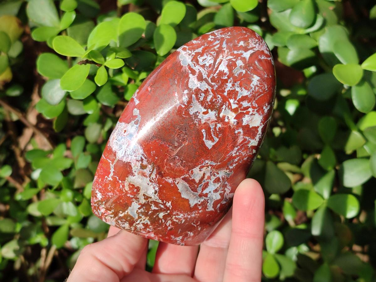 Polished Red Jasper Standing Display Pieces x 4 From Madagascar - Toprock Gemstones and Minerals 