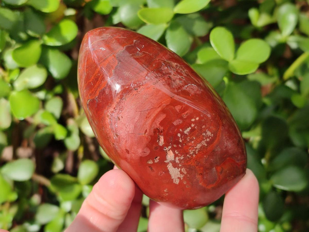 Polished Red Jasper Standing Display Pieces x 4 From Madagascar - Toprock Gemstones and Minerals 