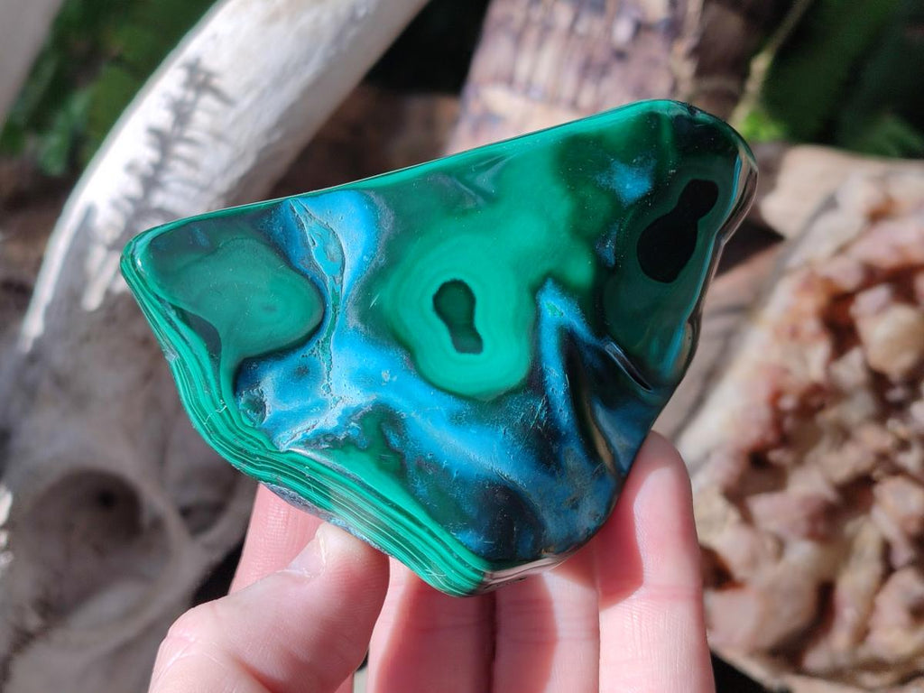 Polished Malacolla Free Forms x 9 From Kulukuluku, Congo - Toprock Gemstones and Minerals 