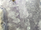Natural Large Rare Blue Lace Agate Geodes with Amethyst Centres x 2 From Nsanje, Malawi - Toprock Gemstones and Minerals 