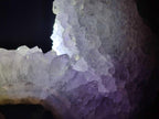 Natural Large Rare Blue Lace Agate Geodes with Amethyst Centres x 2 From Nsanje, Malawi - Toprock Gemstones and Minerals 