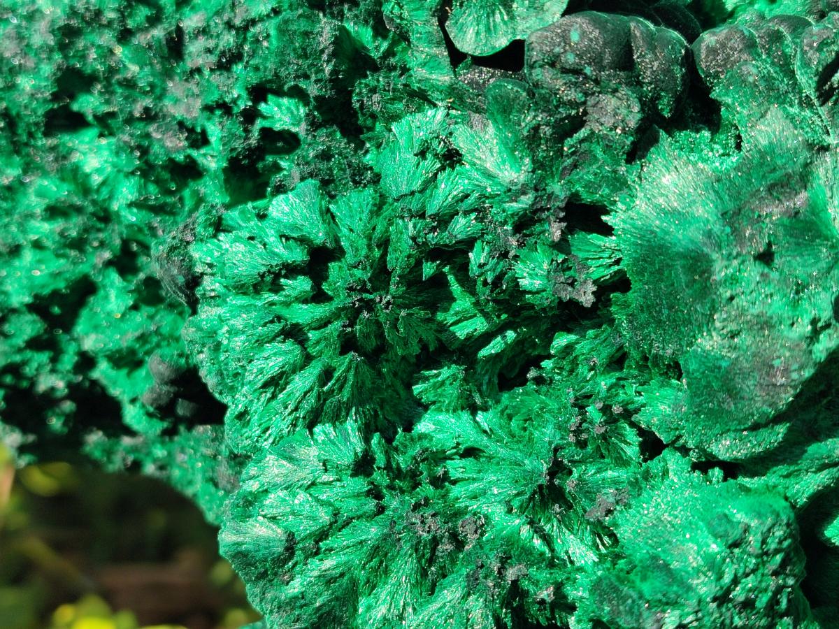 Natural XL Silky Malachite Specimen x 1 From Kasompe, Congo - Toprock Gemstones and Minerals 