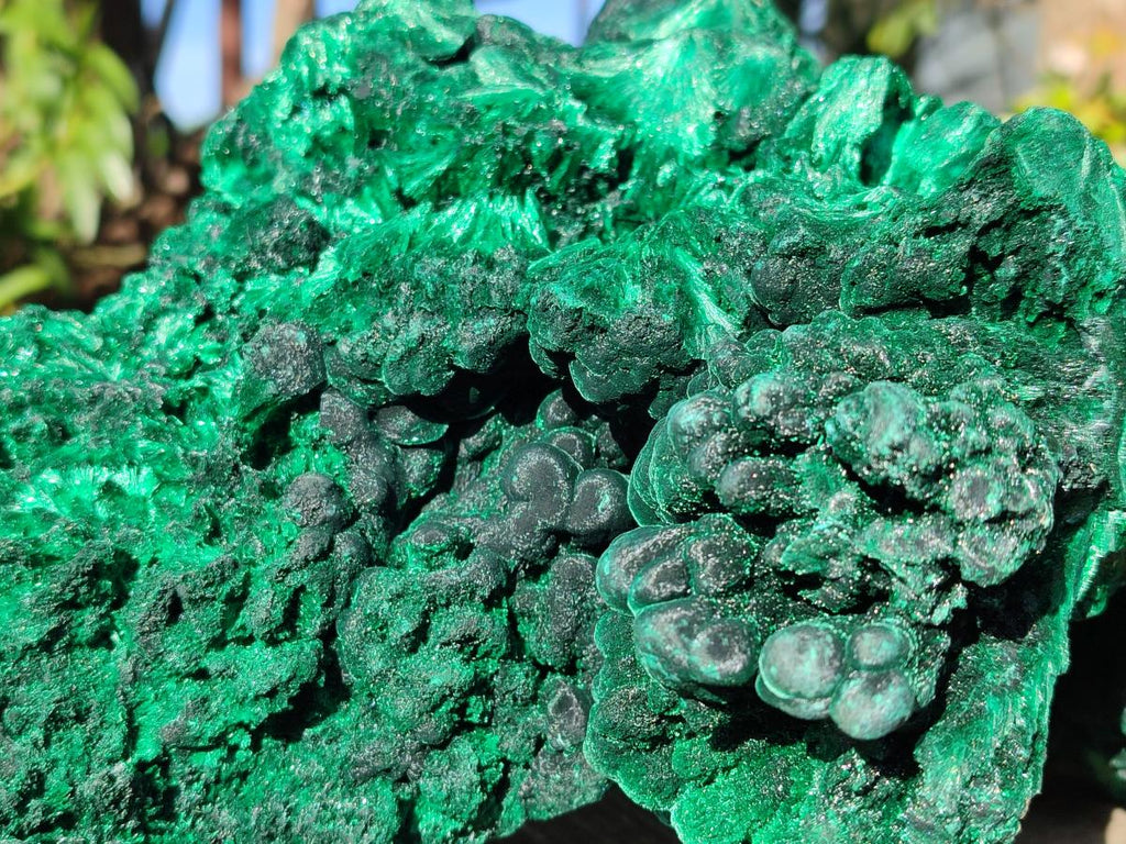 Natural XL Silky Malachite Specimen x 1 From Kasompe, Congo - Toprock Gemstones and Minerals 