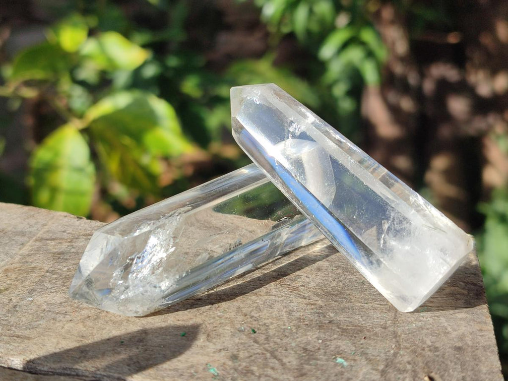 Polished Clear Quartz Crystals x 24 From Madagascar - Toprock Gemstones and Minerals 