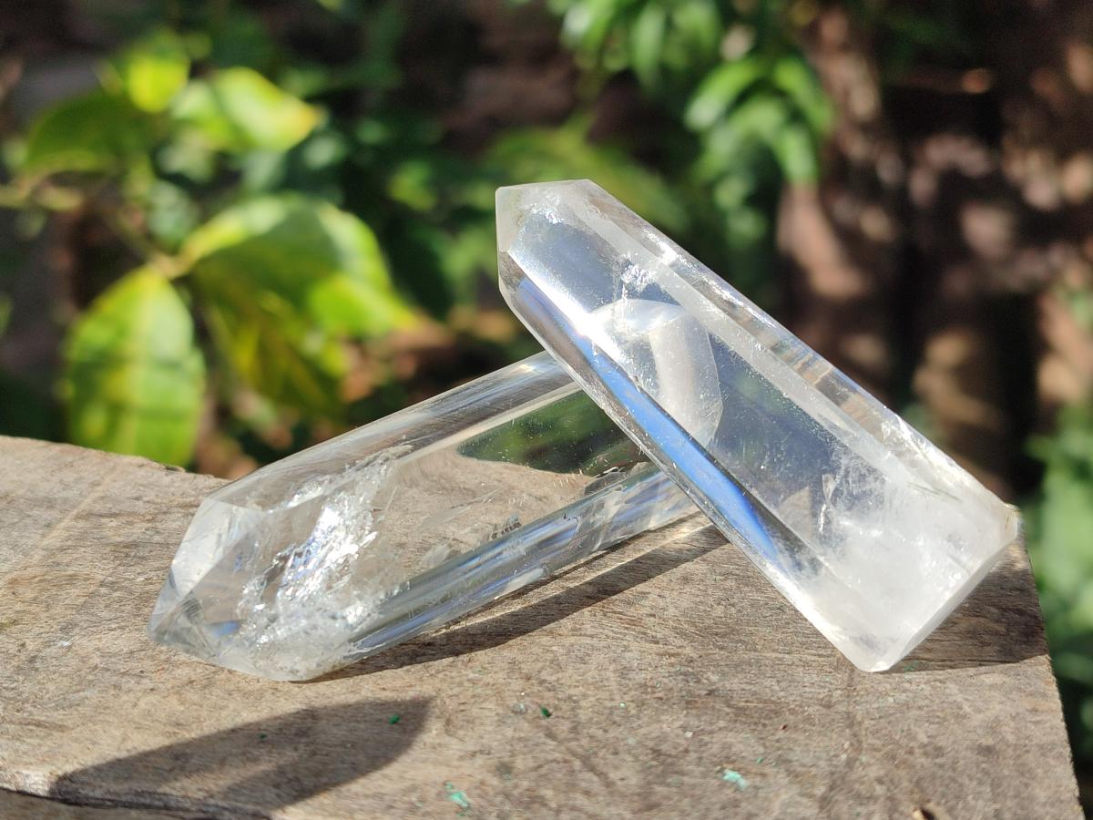 Polished Clear Quartz Crystals x 24 From Madagascar - Toprock Gemstones and Minerals 