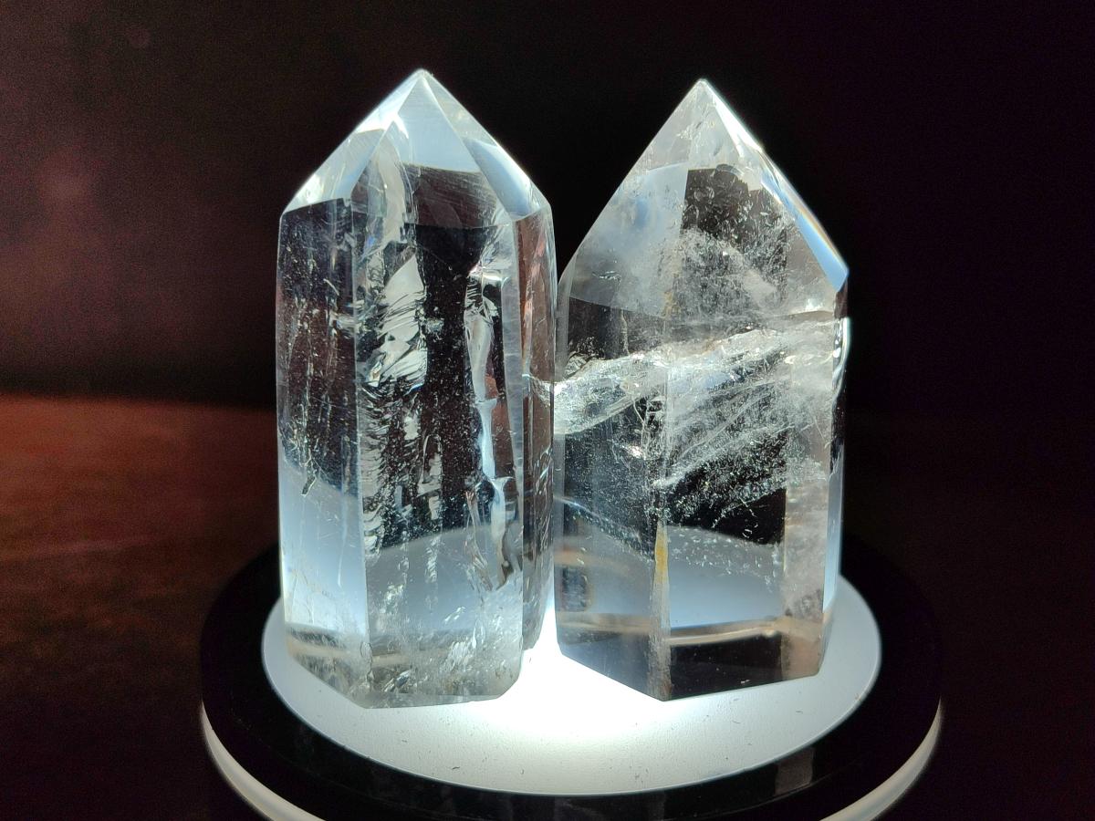 Polished Clear Quartz Crystals x 24 From Madagascar - Toprock Gemstones and Minerals 