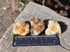 Natural Mini Golden Limonite Quartz Crystal Cluster Plate x 70 From Solwezi, Zambia - Toprock Gemstones and Minerals 