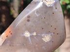 Polished Banded Agate Standing Display Pieces x 2 From Madagascar - Toprock Gemstones and Minerals 
