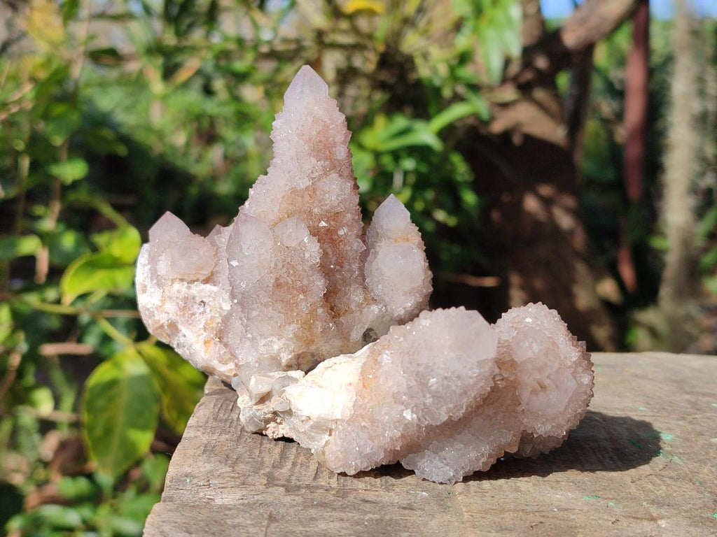Natural Spirit Quartz Clusters x 4 From Boekenhouthoek, South Africa - Toprock Gemstones and Minerals 
